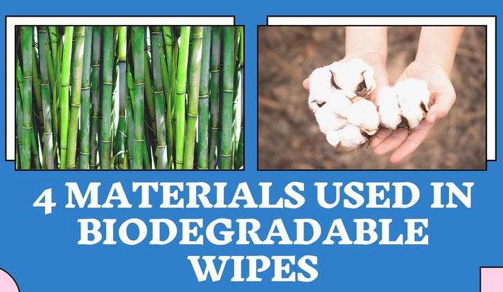 What are biodegradable wipes made of