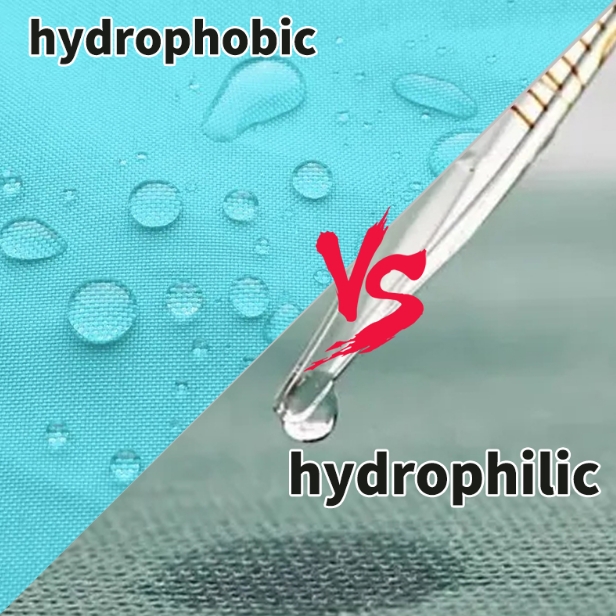 hydrophobic vs hydrophilic